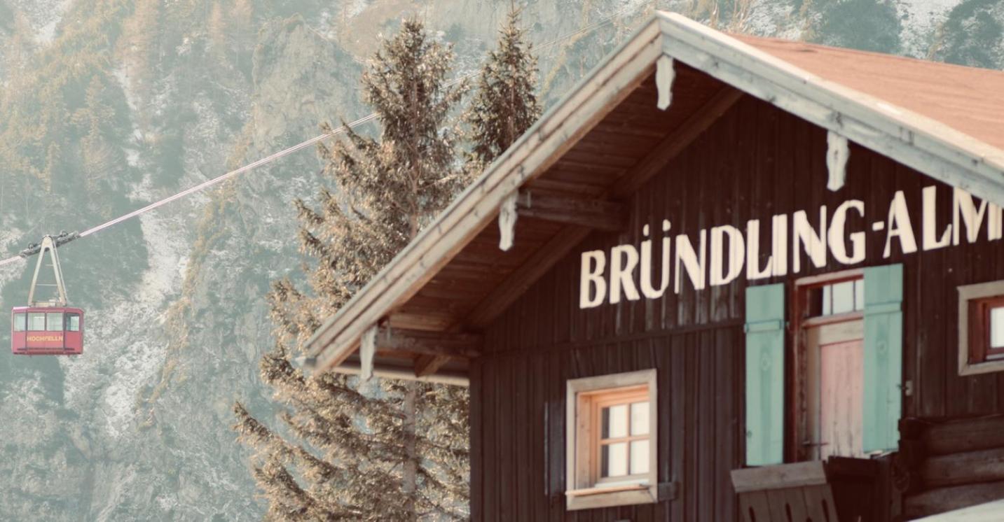 Bruendling-Alm Berggasthof Auf 1167M Auf Dem Hochfelln Берген Екстериор снимка