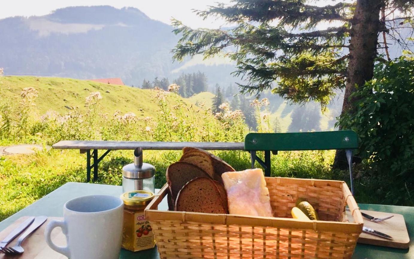 Bruendling-Alm Berggasthof Auf 1167M Auf Dem Hochfelln Берген Екстериор снимка
